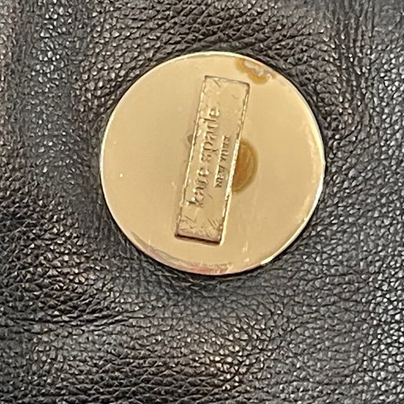 Kate Spade Black Pebbled Leather Bexley Anisha Bag Turn Lock - Picture 9 of 15